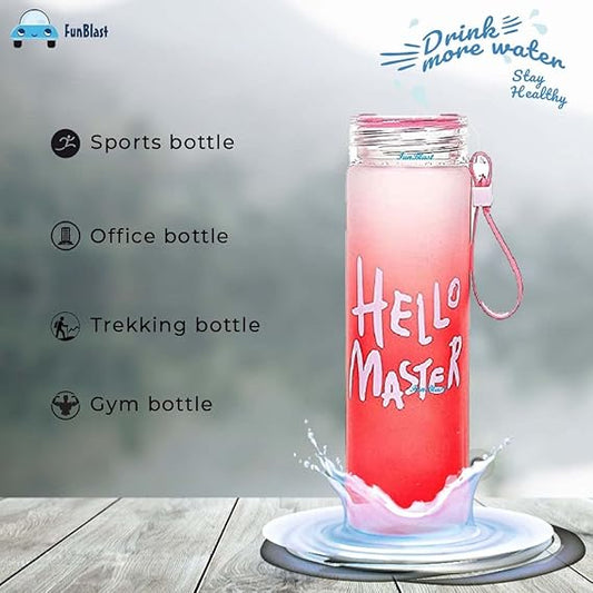 Hello Master Borosilicate Water Bottle